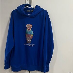 Polo by Ralph Lauren Royal Blue Bear Hoodie
